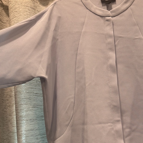 Alfani Light Blue Textured Top - Picture 4 of 10